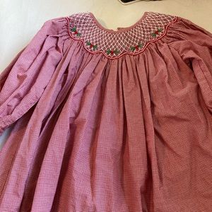 Petit Ami gingham Christmas dress. Size 2
